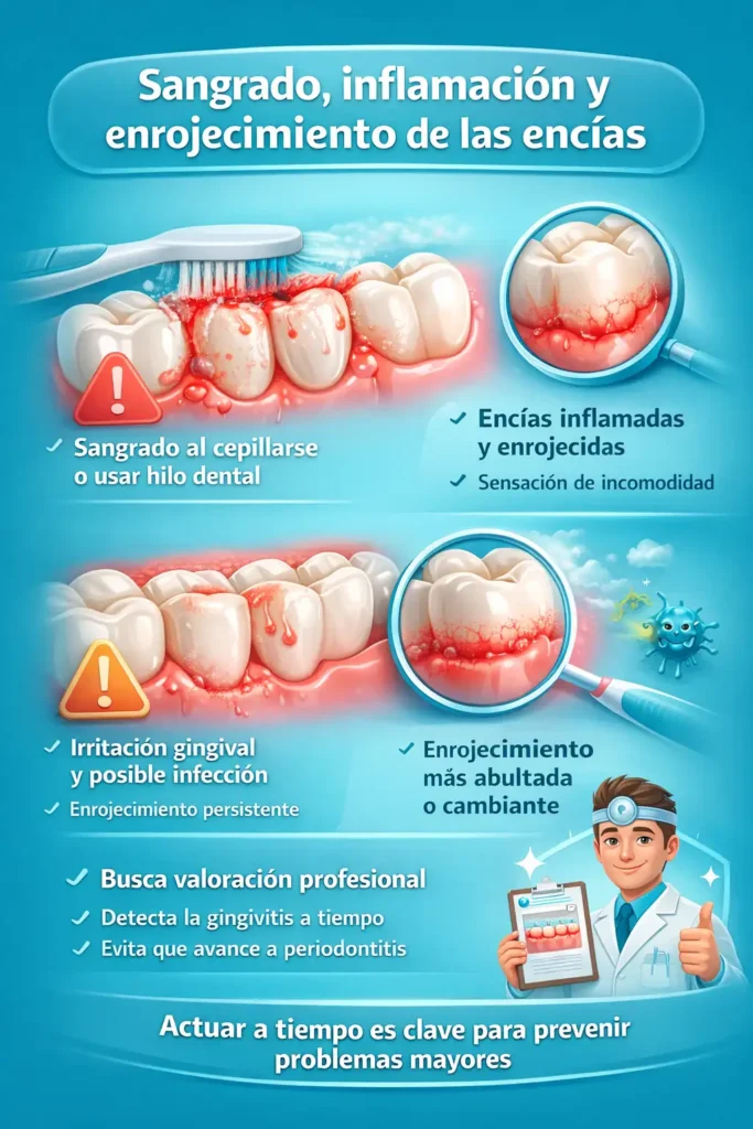 gingivitis tratamiento. sangrado, inflamacion de encias