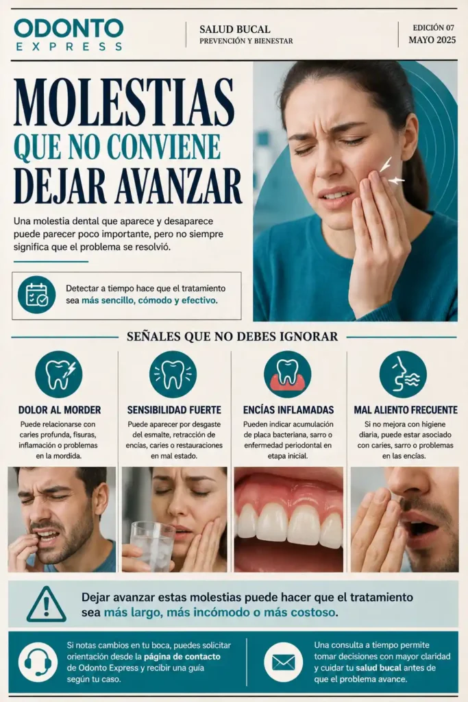 Molestias que no conviene dejar avanzar​ - tratamiento para salud oral
