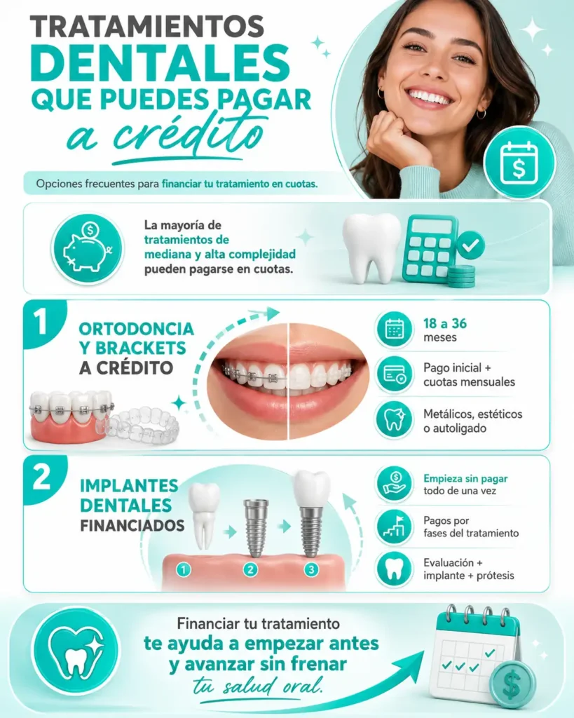 Tratamientos dentales que puedes pagar a credito