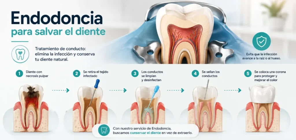 Endodoncia para salvar el diente