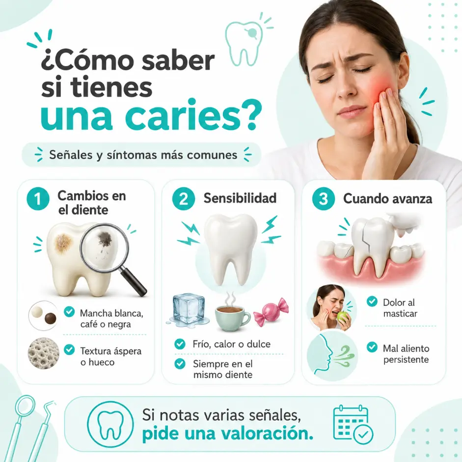 Como saber si tienes una caries