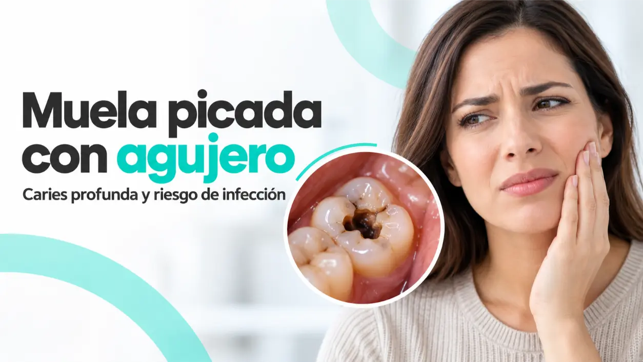Muela picada con agujero