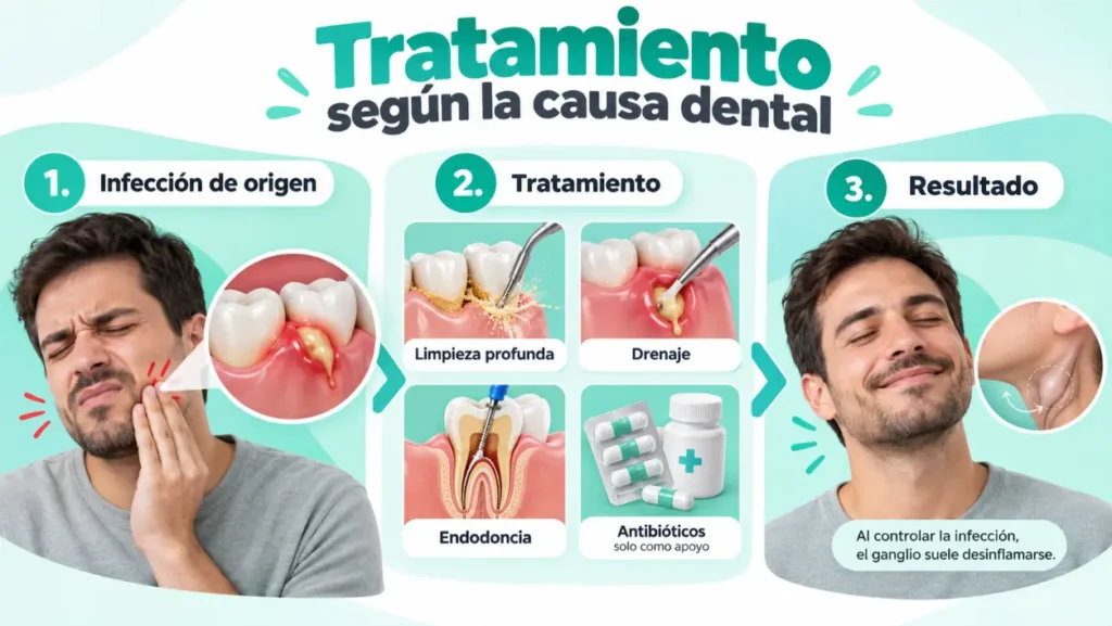 Tratamiento segun la causa dental