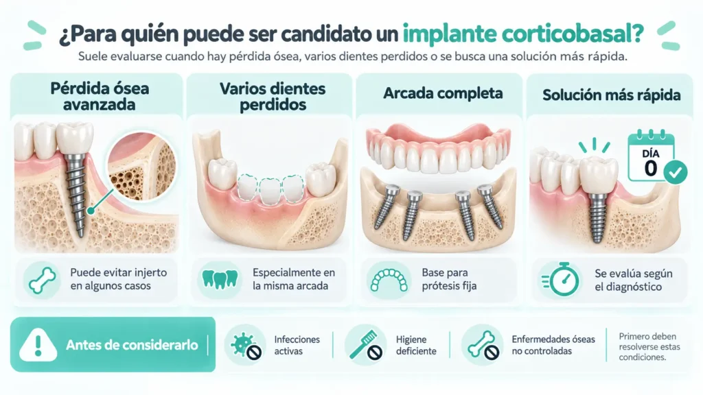 Para quien puede ser candidato un implante corticobasal