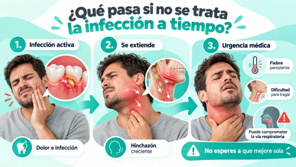 Que pasa si no se trata la infeccion a tiempo