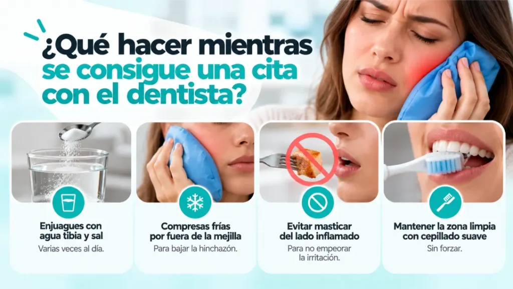 Que hacer mientras se consigue una cita con el dentista